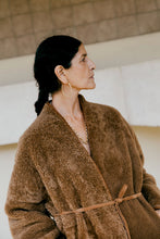 Load image into Gallery viewer, Sheepskin Wrap Coat