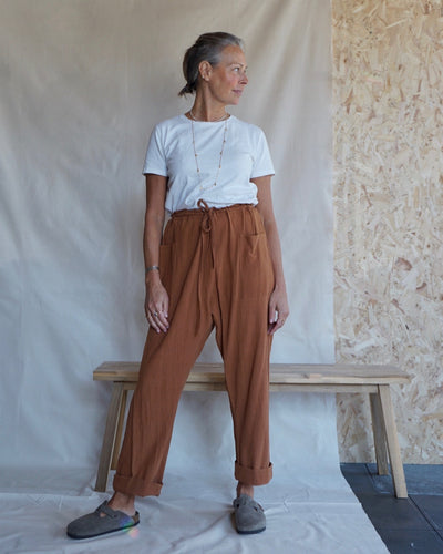 Mila Pant in Brick