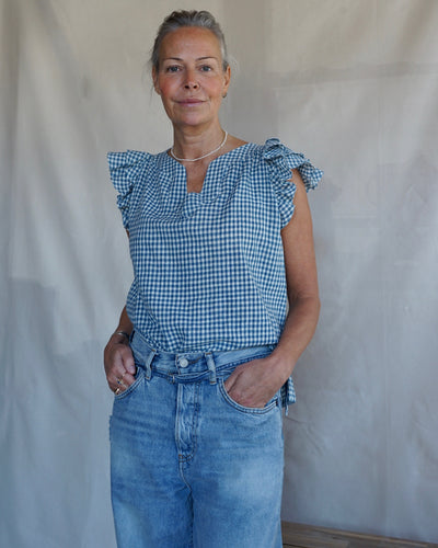 Athena Blouse Gingham