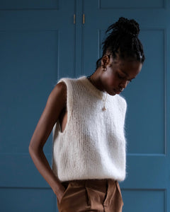 Jess Sweater Vest Ivory