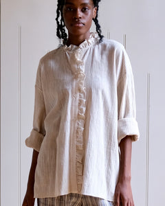 Darcey Shirt Tobacco Stripe