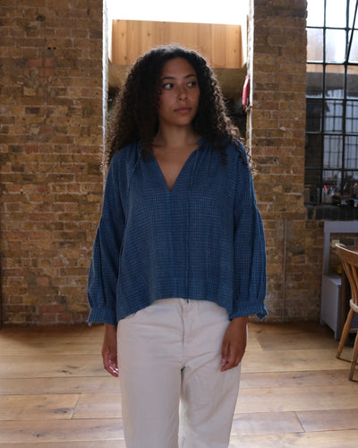 Jolene Blouse Indigo